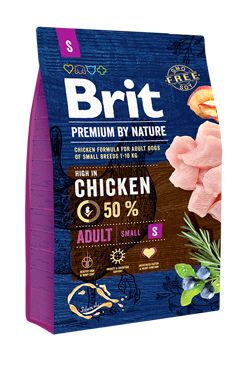 Brit Premium Dog By Nature Adult S 3kg