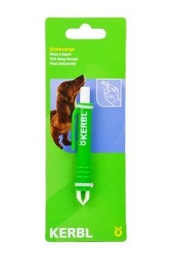Kleště na klíšťata plast zelené Kerbl závěsná karta