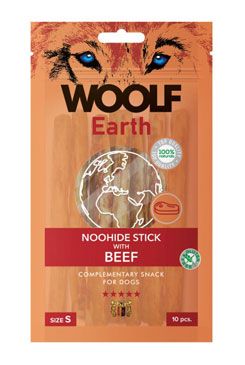 Woolf pochoutka earth noohide S beef 90g