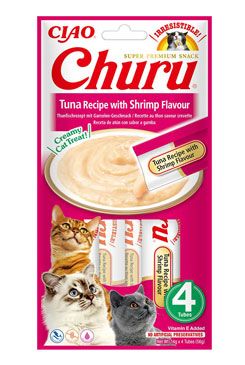Churu Cat tuna recipe with shrimp flavor 4x14g