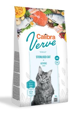Calibra Cat Verve Gf Sterilised Herring  750g
