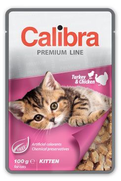 Calibra Cat  Kapsa Premium Kitten Turkey & Chicken100g