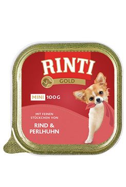 Rinti Dog Gold Mini vanička hovězí perlička 100g