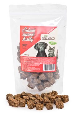 Natureca pochoutka masové kostky hovězí 100% maso 150g