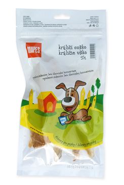 Pochoutka sušená Mapes králičí ouško 55g