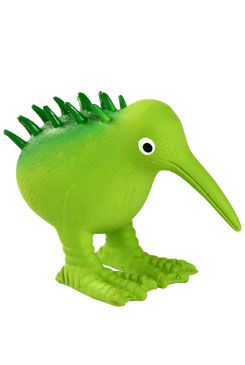 Whistle hračka pes latex pískací zelená 8,5cm Kiwi