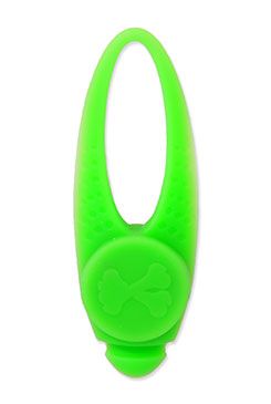 Přívěsek Dog Fantasy Led Silikon Zelený 8cm