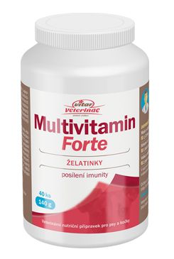 Vitar Veterinae multivitamin forte 40ks želé