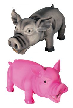 Prase domácí pískací hračka pes latex 17cm Trixie