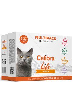Calibra Cat Life kapsa Adult multipack 12x85g