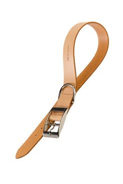 Obojek kožený Natural C 27cmx10mm hnědý Fp