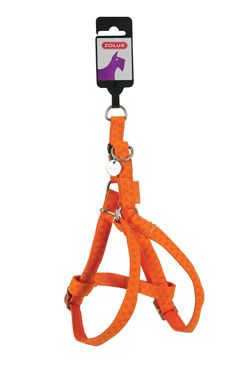 Postroj pes Mac Leather oranžová 20mm Zolux