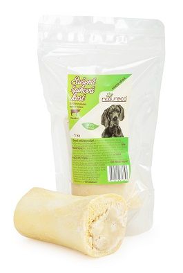 Natureca pochoutka hovězí špiková kost kalciová s ovčím tukem 1ks