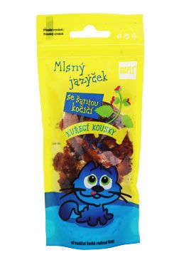 Pochoutka kočičí Mapes kuřecí kousky se šantou 50g