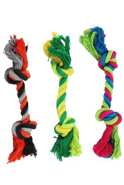 Hračka pes uzel bavlněný 25cm/75g Hiphop