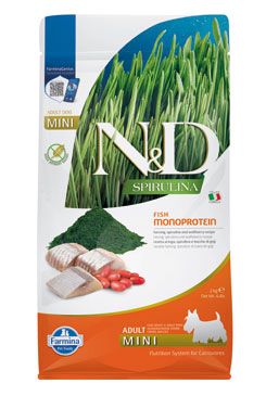 N&d Spirulina Dog Adult Mini Herring & Wolfberry 2kg