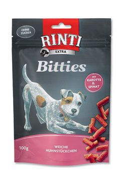 Rinti Dog Extra Mini-bits pochoutka mrkev špenát 100g