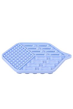 Lízací podložka pro kočky silicone modrá Zolux