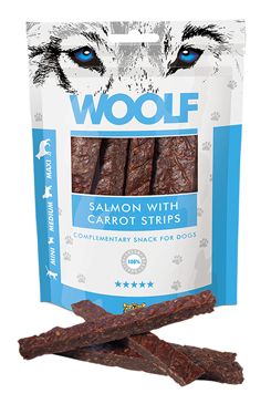 Woolf pochoutka salmon with carrot strips 100g