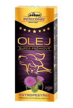 Vitar Veterinae ostropestřec olej 200ml
