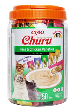 Churu Cat tuna&chicken varieties 50p