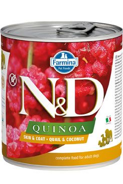 N&D Dog Quinoa Adult Quail & Coconut 285g
