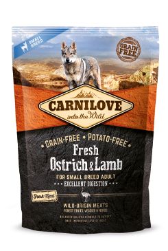 Carnilove Dog Fresh ostrich&lamb for small breed 1.5kg