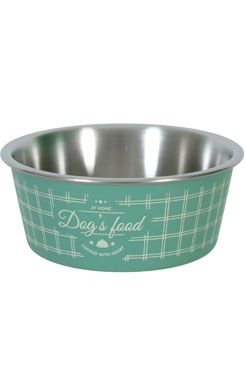 Miska nerez pes Food Dog 400ml zelená Zolux
