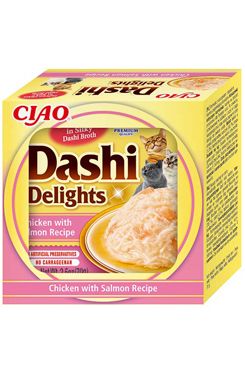Churu Cat Ciao Dashi kuře s lososem 70g