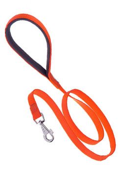 Vodítko nylon Daytona G-ploché 120cmx15mm oranžové FP