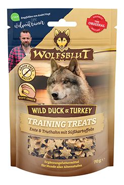 Wolfsblut Dog Training Treats Wild Duck&turkey 70g