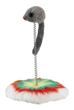 Hračka kočka Pa 5030 myš na pružince Fp