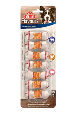 Pochoutka 8in1 triple flavour XS (7ks)