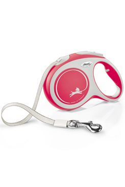 Vodítko Flexi Comfort L pásek 5m/60kg červená new