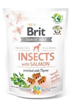 Brit Care Dog Crunchy Cracker Insects Salmon Thyme 200g