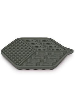 Lízací podložka pro kočky silicone šedá Zolux