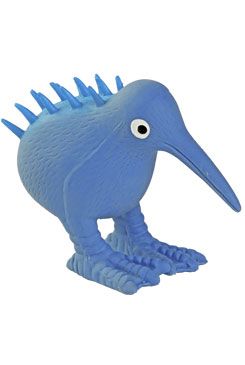 Whistle hračka pes latex pískací modrá 8,5cm Kiwi
