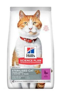 Hill S Fel. Sp Adult Sterilised Cat Duck 1,5kg