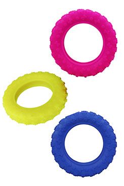 Hračka pes pneumatika plovací vanilková malá  SP