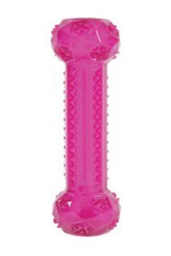 Hračka pes kost TPR POP stick 25cm růžová Zolux