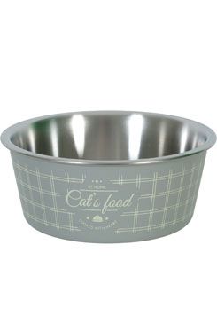 Miska nerez kočka Food Cat 400ml šedá Zolux