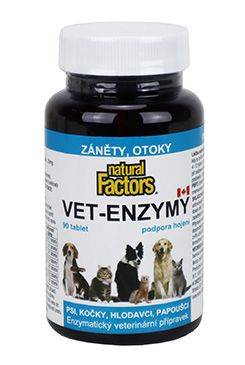 Vet-enzymy 90tablet Podpora Hojení, Záněty, Otoky