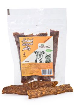 Natureca pochoutka masové pláty kachna 100% maso 100g