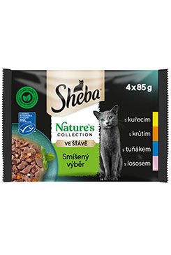 Sheba kapsa nature mix výběr 4x85g