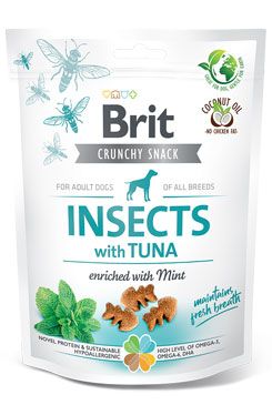 Brit Care Dog Crunchy Cracker Insects Tuna Mint 200g