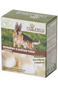 Natureca Bonbóny z ovčího tuku s česnekem maxi 250g