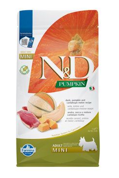 N&D Pumpkin Dog Adult Mini Duck & Cantaloupe Melon 2kg