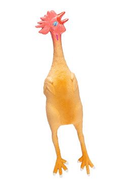 Hračka pes kuře pískací 50cm latex Karlie
