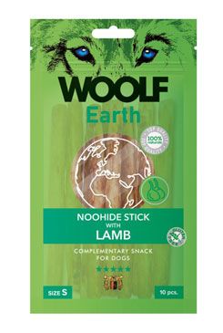Woolf pochoutka earth noohide S lamb 90g