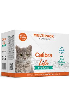 Calibra Cat Life kapsa Sterilised multipack 12x85g